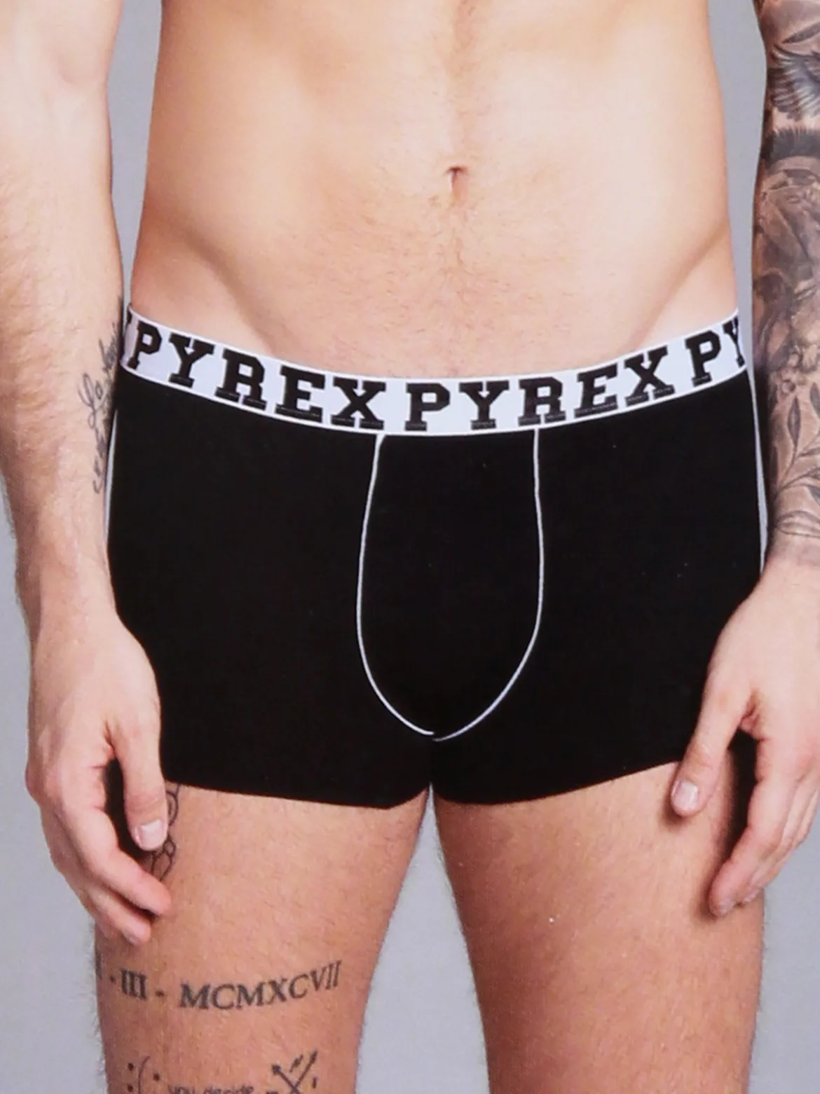 Pyrex Boxer uomo in cotone - nero