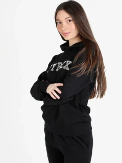 Pyrex Felpa donna in cotone con cappuccio e stampa logo