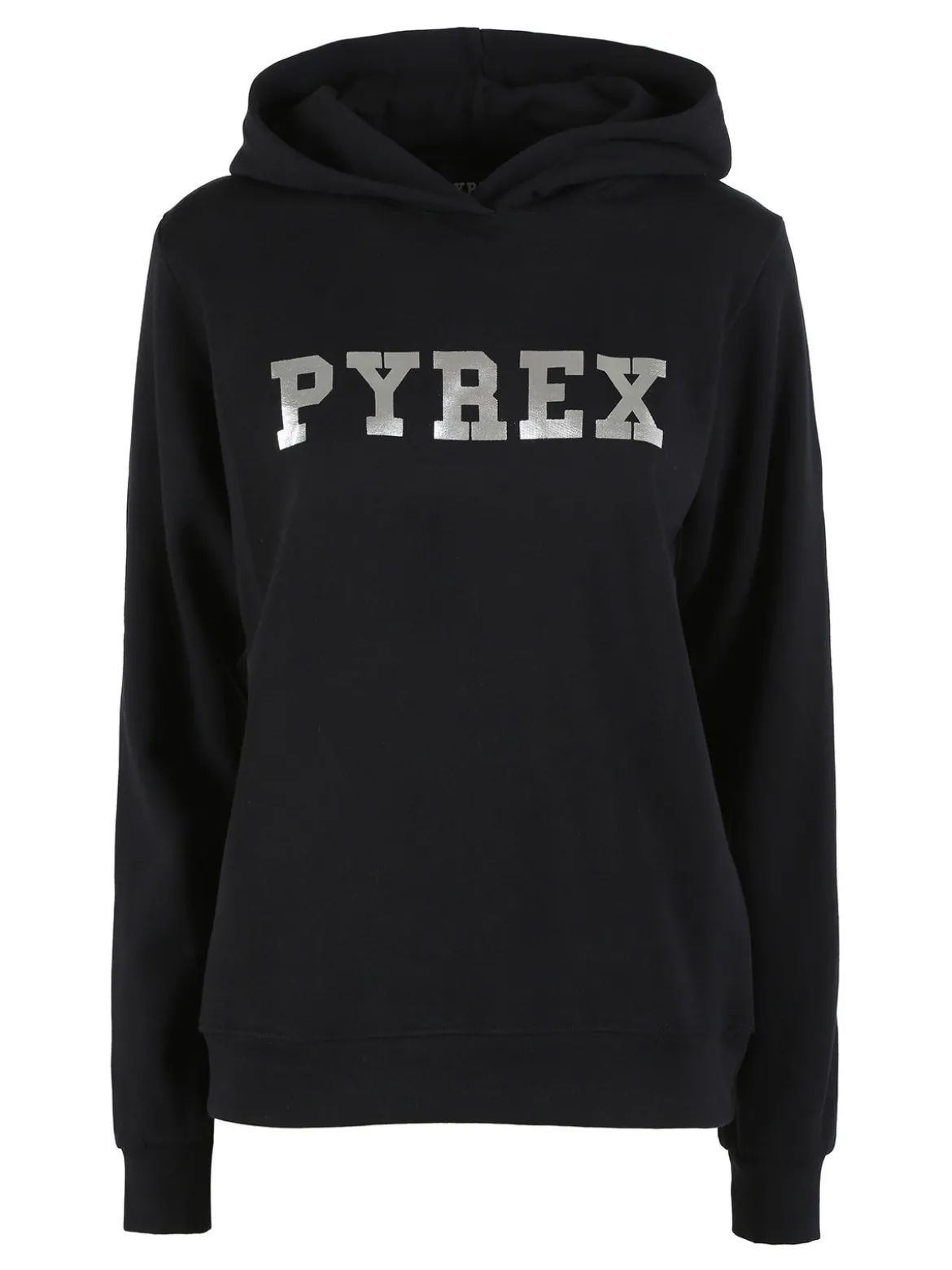 Pyrex Felpa donna invernale con cappuccio - nero