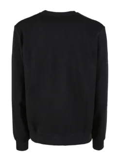 Pyrex Felpa girocollo da uomo invernale con logo - nero