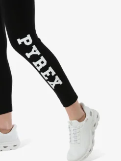 Pyrex Leggings sportivi da donna con logo- nero