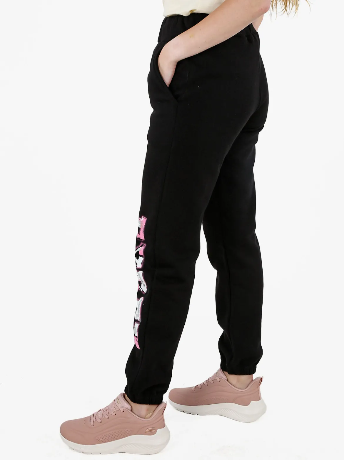 Pyrex Pantaloni sportivi felpati da donna - nero