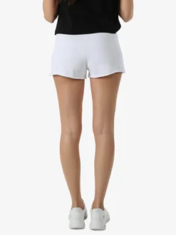 Pyrex Shorts donna in cotone con logo - bianco