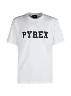 Pyrex T-shirt da uomo in cotone con logo