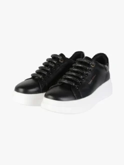 Queen Helena Sneakers donna con lacci elastici e platform