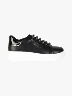 Queen Helena Sneakers donna con lacci elastici e platform