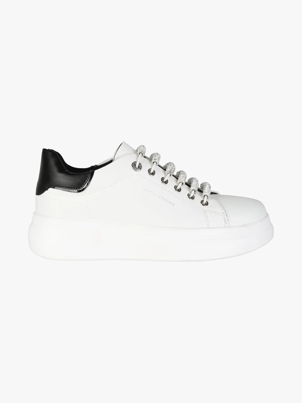 Queen Helena Sneakers donna con lacci elastici e platform
