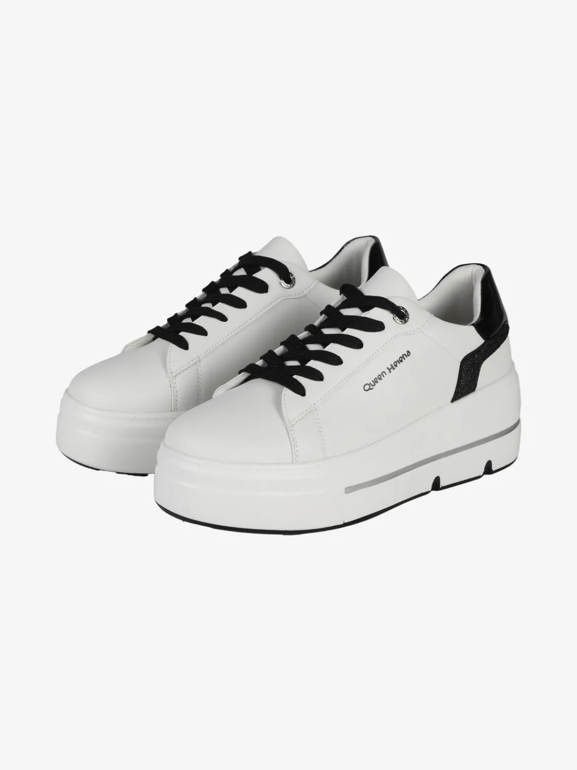 Queen Helena Sneakers donna con platform e glitter