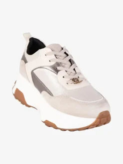 Queen Helena Sneakers donna stringate con platform