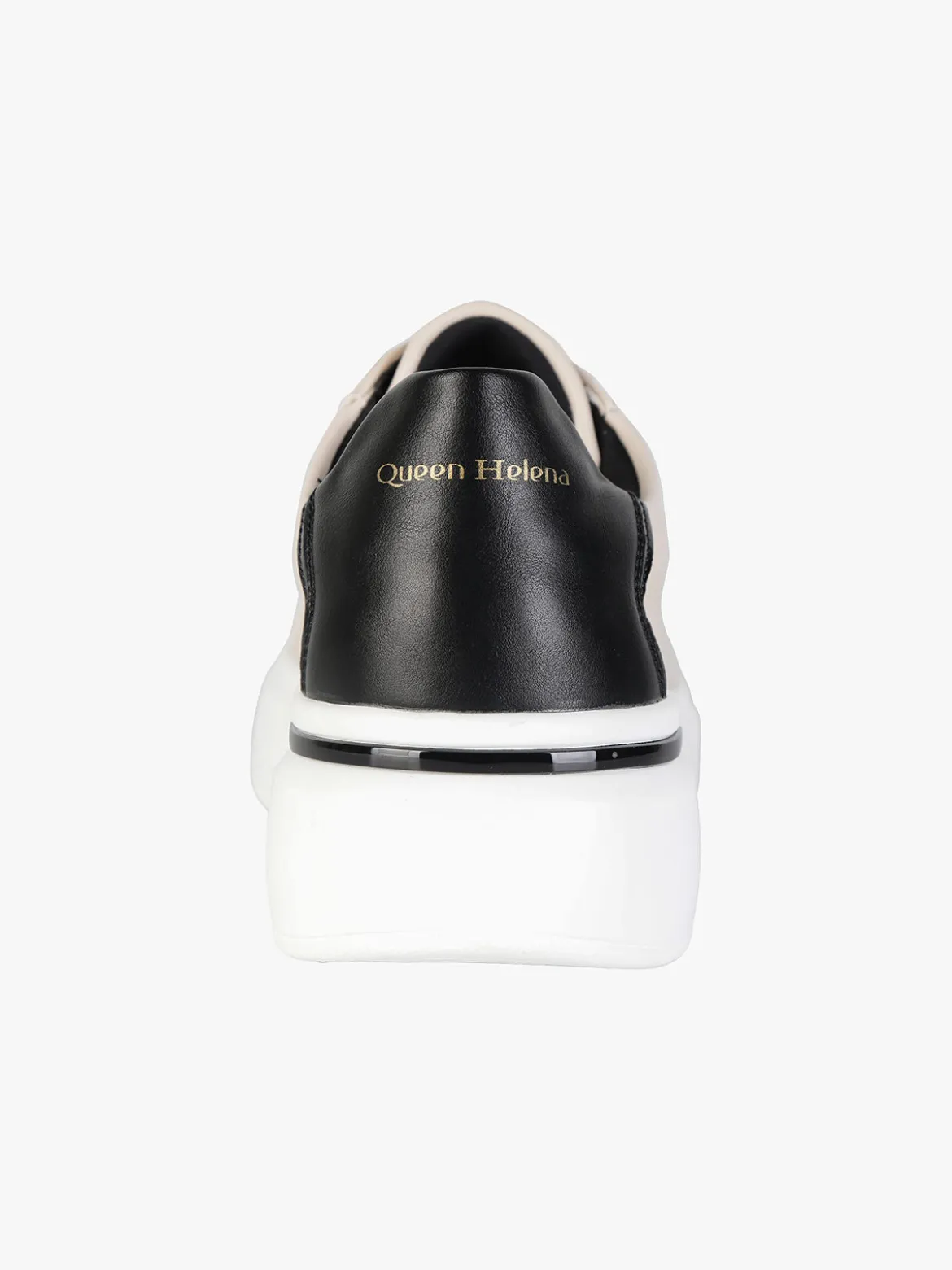 Queen Helena Sneakers donna stringate con suola alta