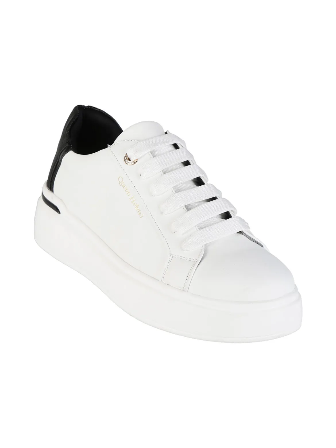 Queen Helena Sneakers donna stringate con suola alta