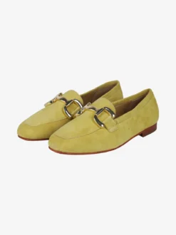 Rebecca Mocassini donna in pelle scamosciata con placchetta
