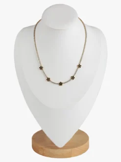 Rejena Collana donna in acciaio con strass