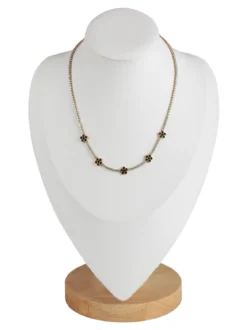 Rejena Collana donna in acciaio con strass