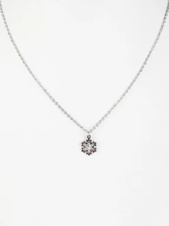 Rejena Collana sottile da donna con charm ghiaccio