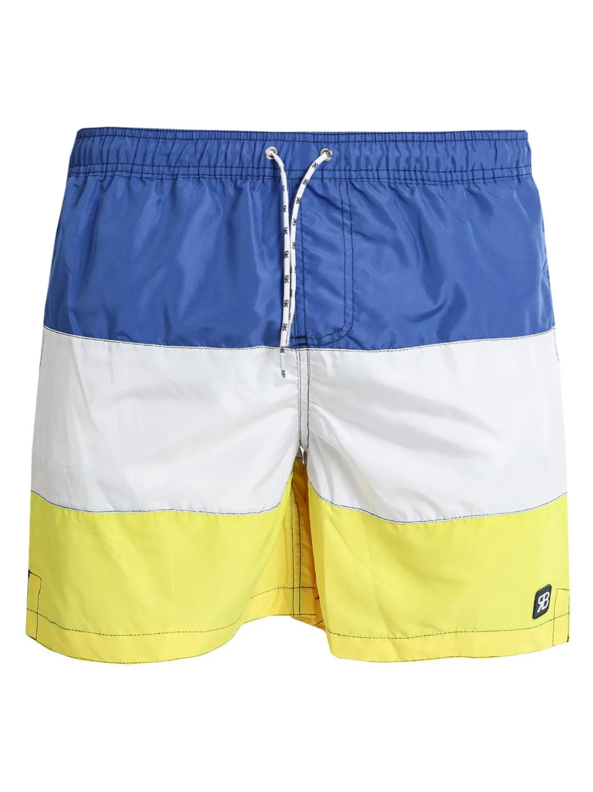 Renato Balestra Boxer da mare a strisce di colore