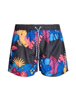 Renato Balestra Boxer da mare uomo con fantasia floreale