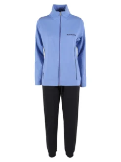 Renato Balestra Completo tuta donna 2 pezzi con felpa e pantaloni - azzurro