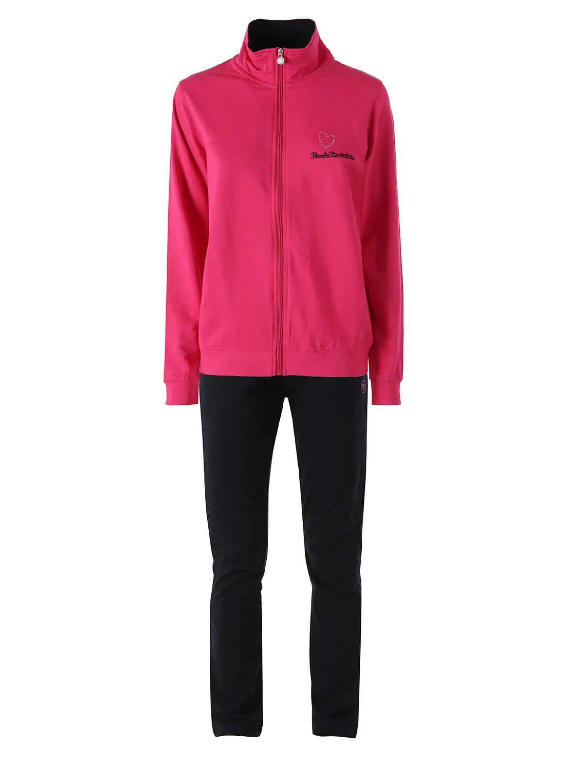 Renato Balestra Completo tuta 2 pezzi full zip in cotone - fucsia