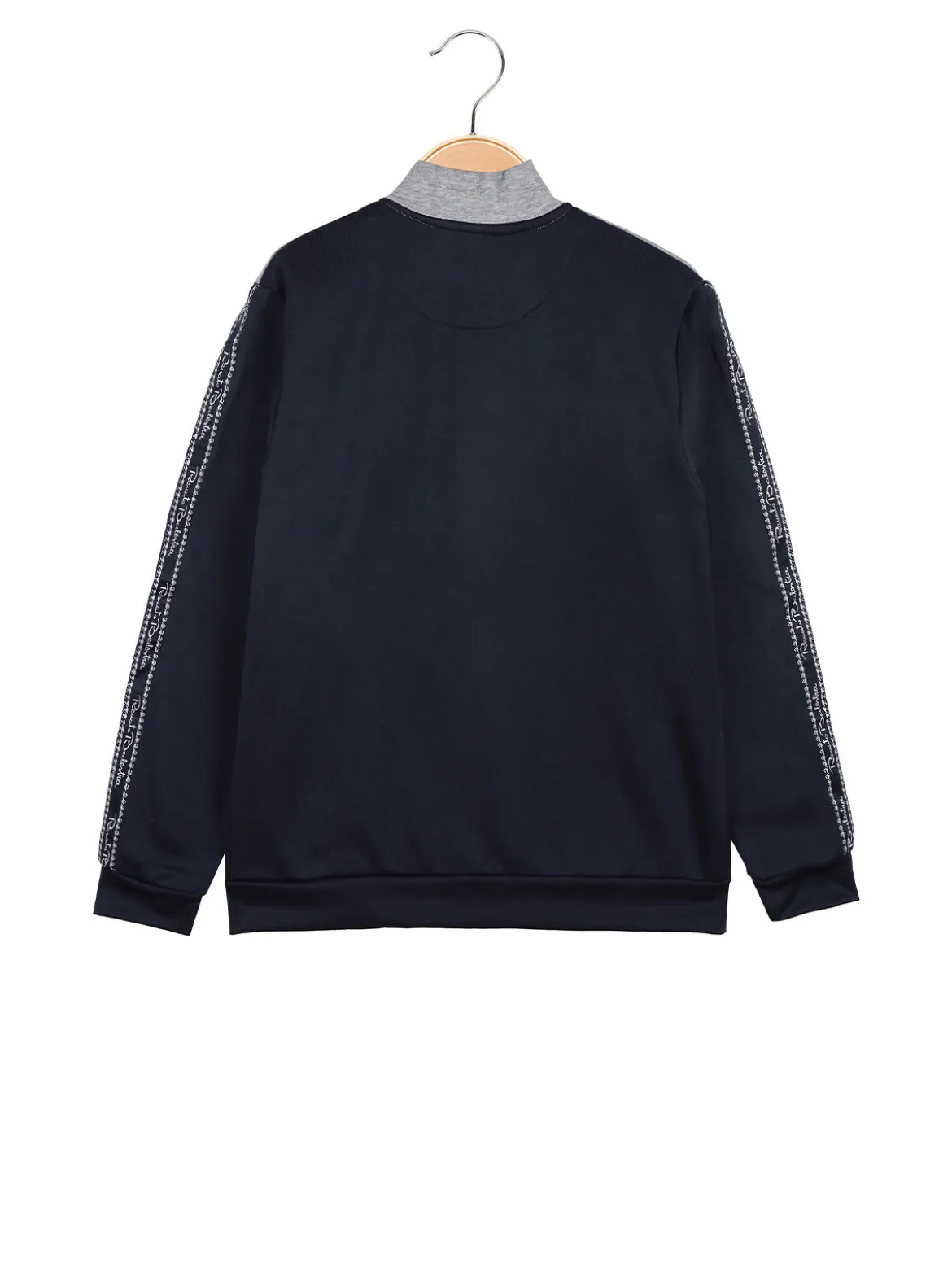 Renato Balestra Felpa da bambino full zip con strisce sulle maniche
