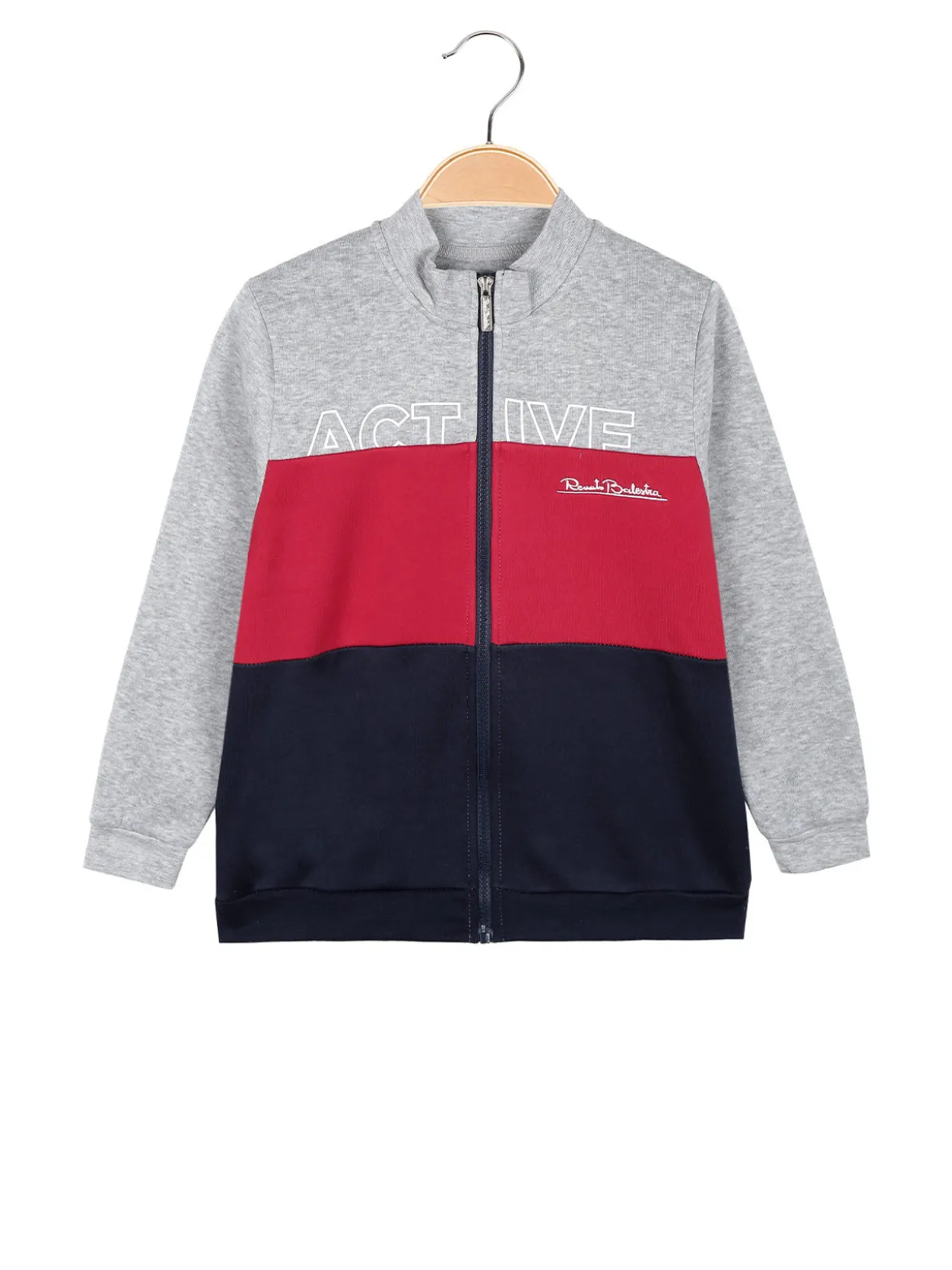 Renato Balestra Felpa pesante da ragazzo full zip