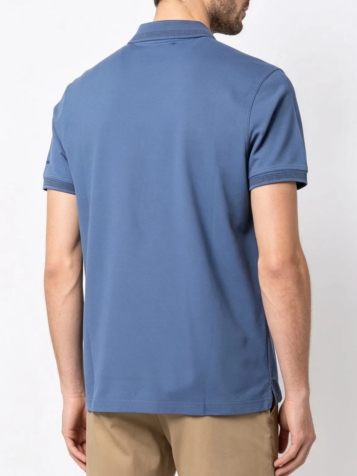 Renato Balestra Polo da uomo in cotone a maniche corte - blu