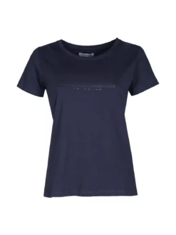 Renato Balestra T-shirt donna in cotone bielastico con glitter