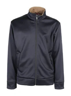 Rifle Felpa giacca da uomo con zip intera - blu scuro