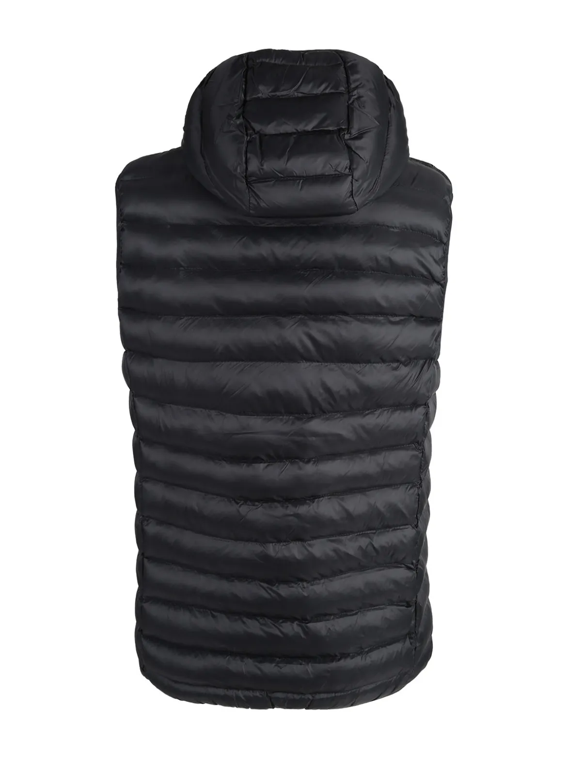 Rifle Gilet da uomo imbottito con cappuccio - nero