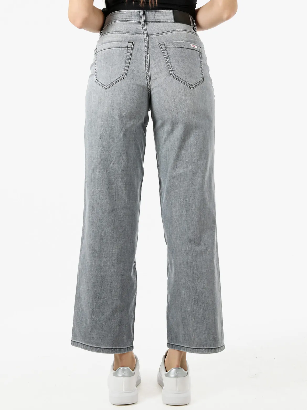 Rifle Jeans donna a gamba larga - grigio