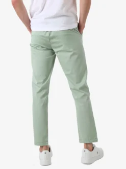 Rifle Pantaloni casual da uomo leggeri con risvolto - acqua marina