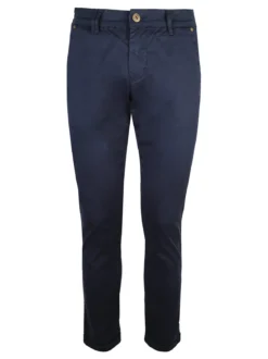 Rifle Pantaloni da uomo in cotone con risvolto finale
