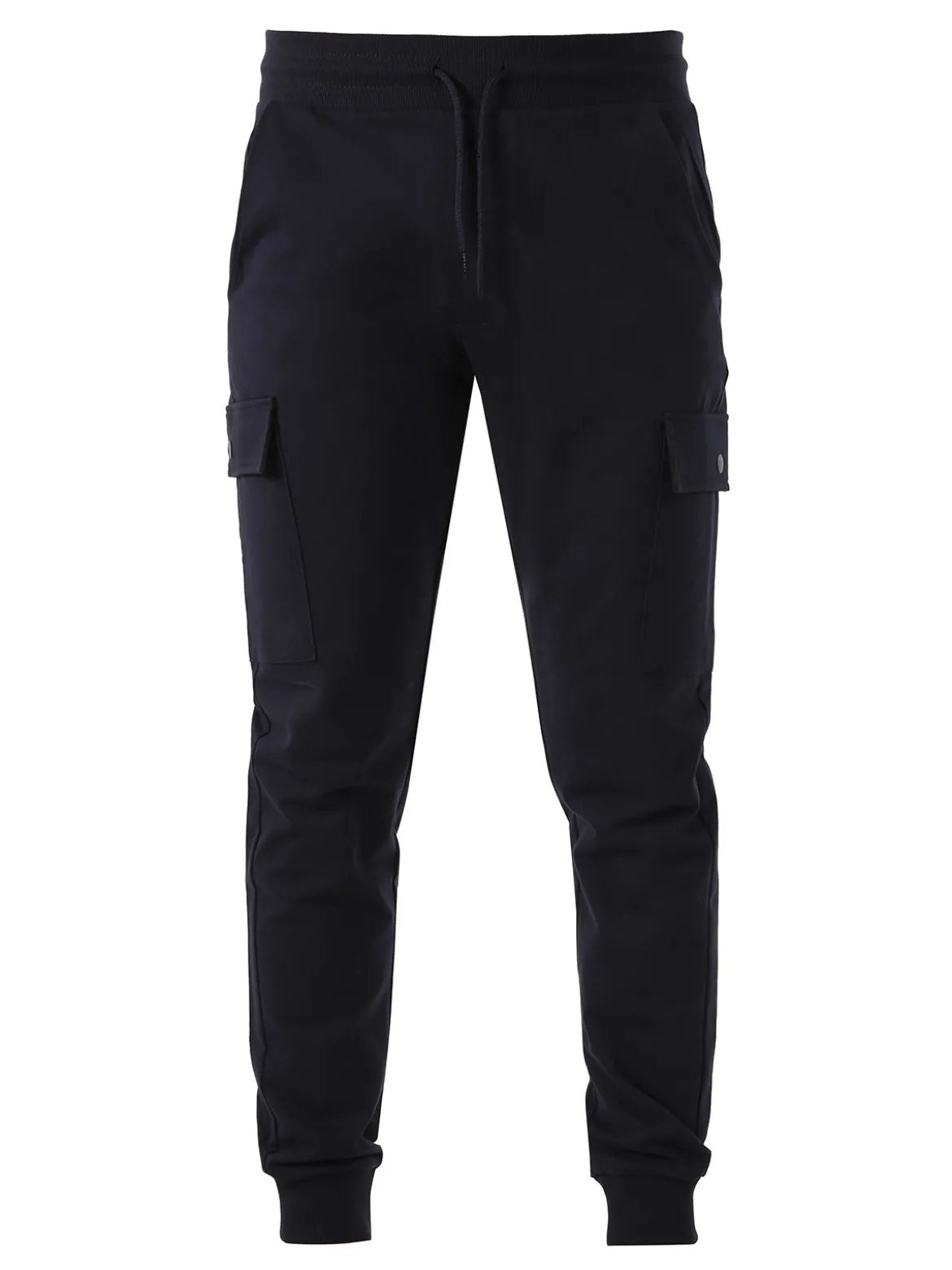 Rifle Pantaloni sportivi da uomo in cotone con tasconi laterali - blu scuro