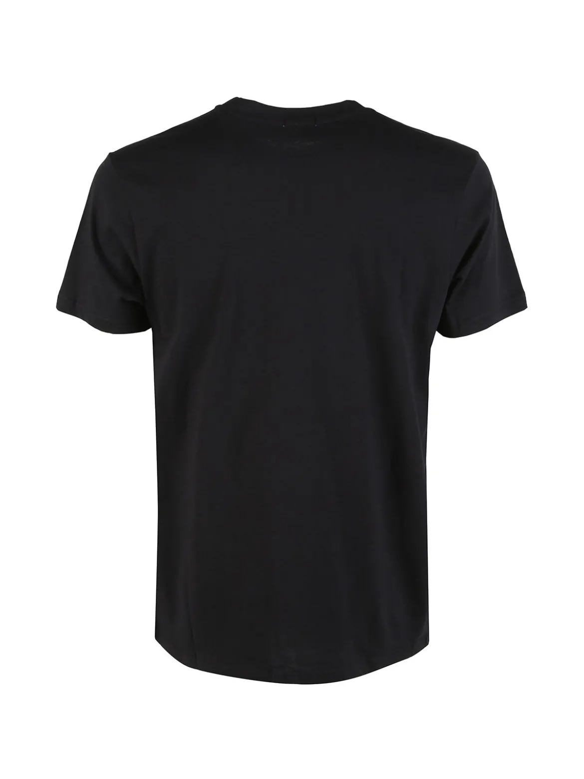 Rifle T-shirt girocollo da uomo in cotone - nero