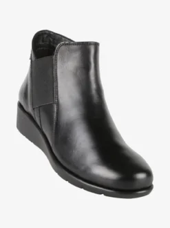 Riposella Stivaletti in pelle da donna con zeppa
