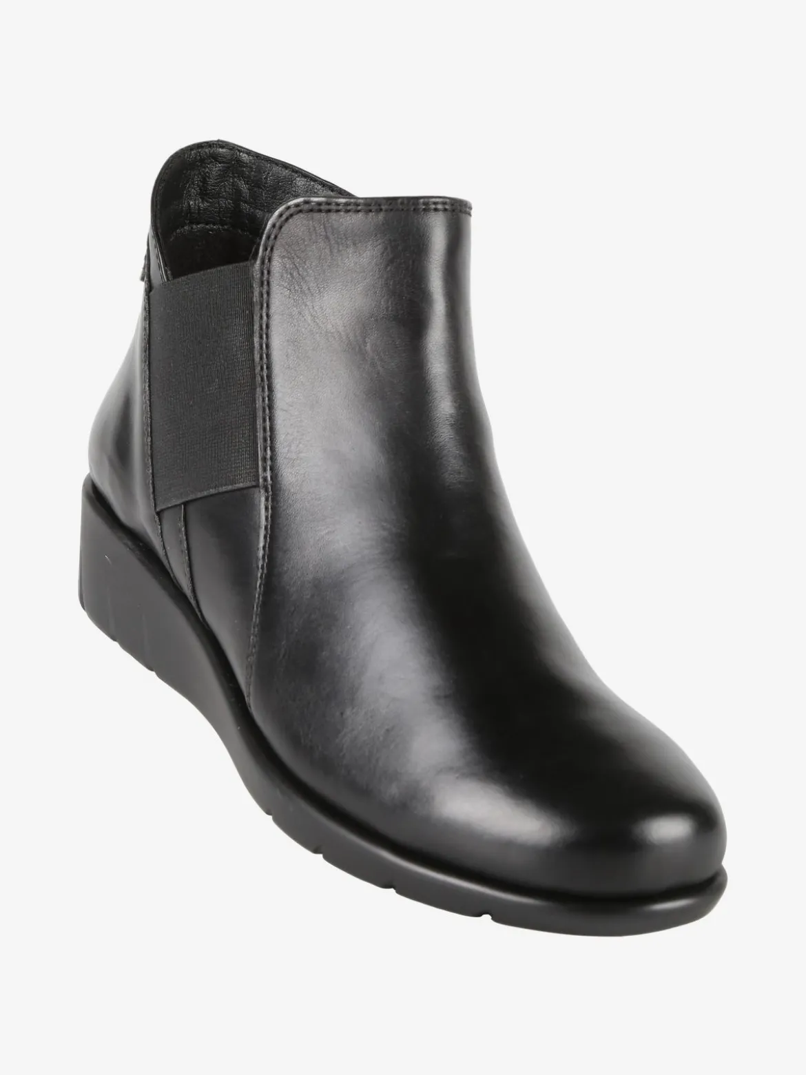 Riposella Stivaletti in pelle da donna con zeppa
