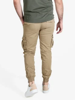 Ross Kemp Pantaloni cargo da uomo con polsini e zip sul finale