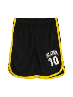 Run Boy Completo corto da ragazzo sportivo con t-shirt e bermuda - giallo