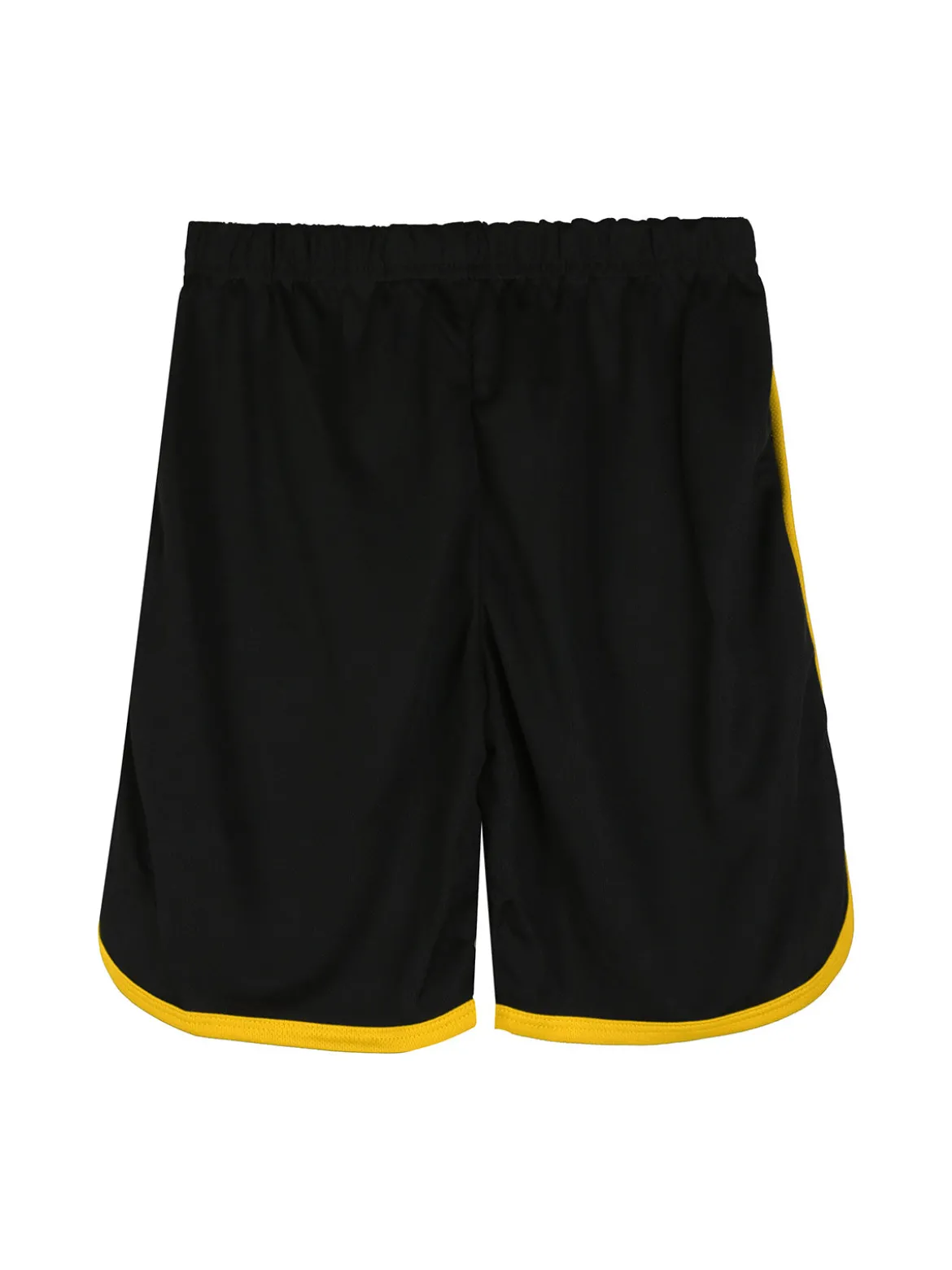 Run Boy Completo corto da ragazzo sportivo con t-shirt e bermuda - giallo