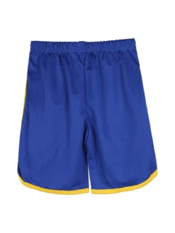 Run Boy Completo corto da ragazzo sportivo con t-shirt e bermuda - blu
