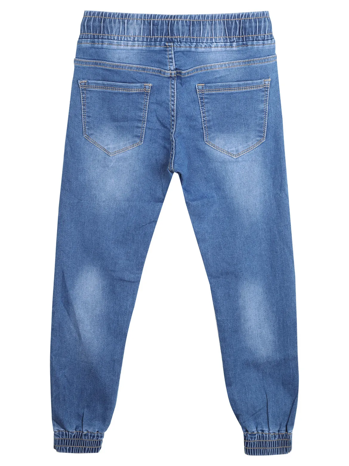 Run Boy Jeans da bambino con coulisse e polsini