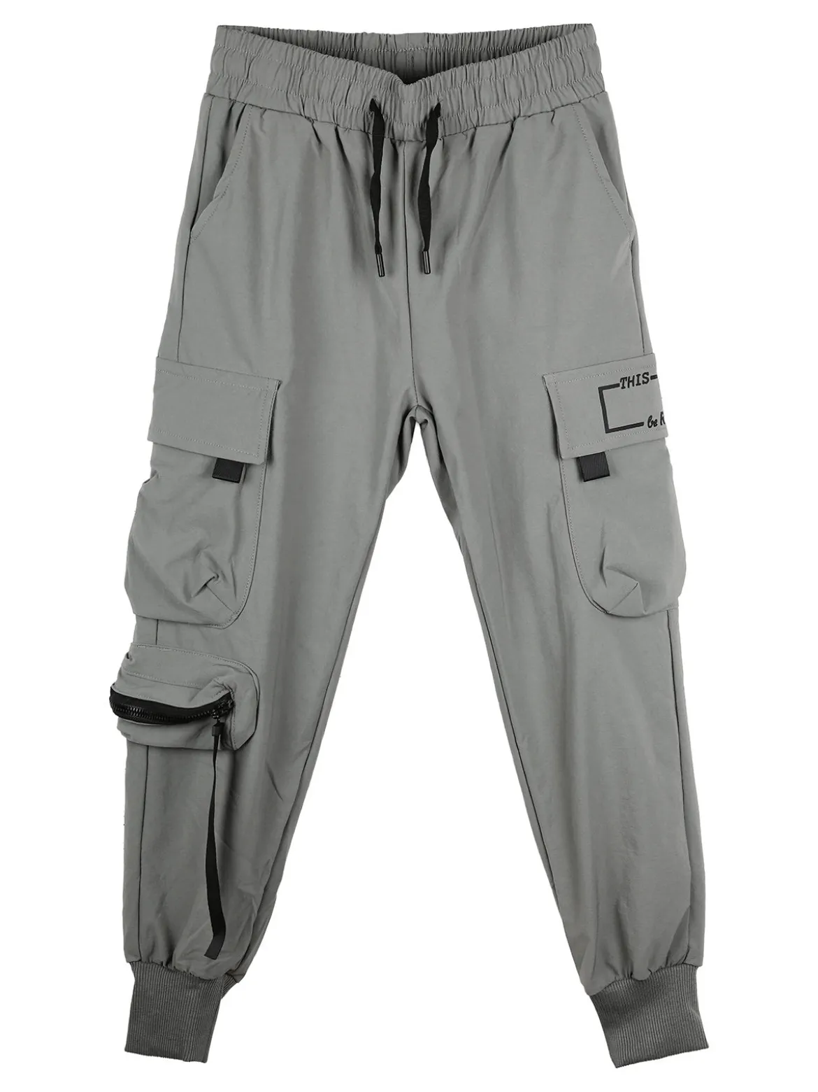 Run Boy Pantaloni cargo da ragazzo con polsini e coulisse - acqua marina