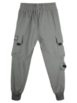 Run Boy Pantaloni cargo da ragazzo con polsini e coulisse - acqua marina