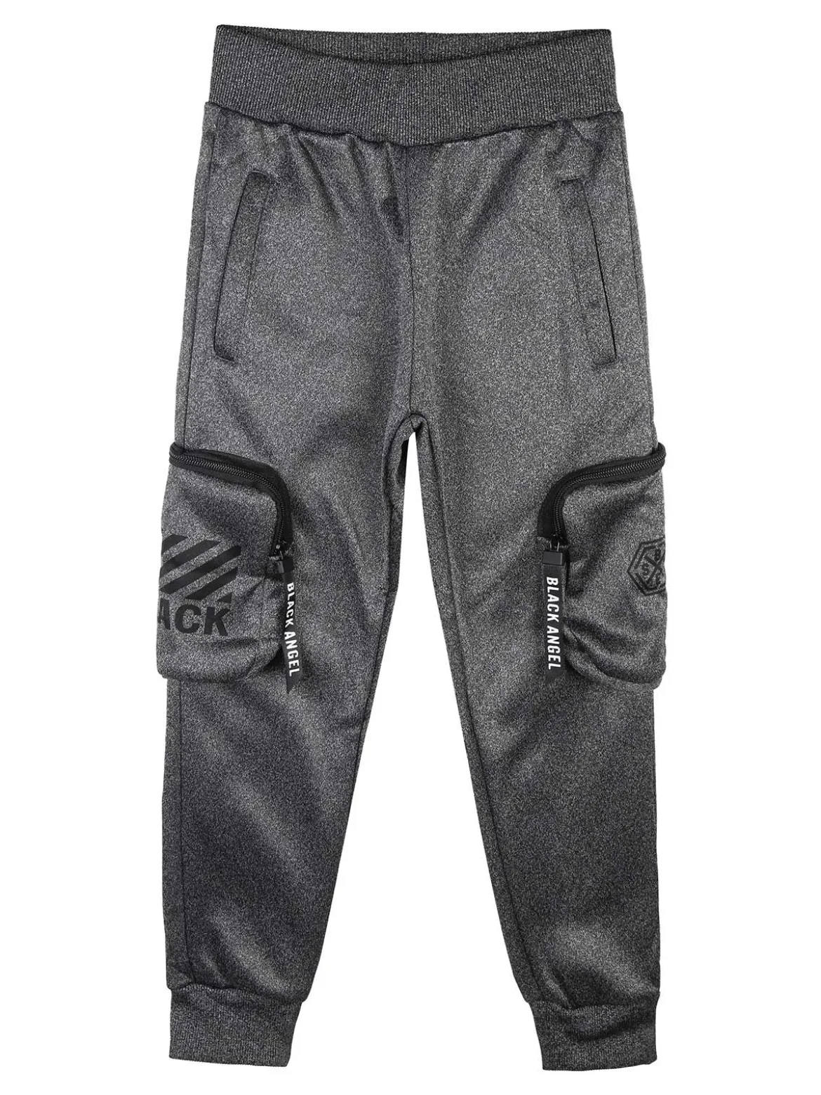 Run Boy Pantaloni da bambino con tasconi laterali e polsini