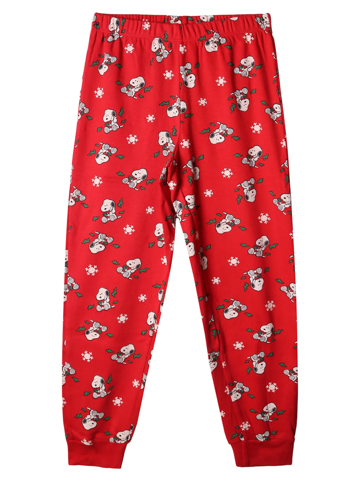Sabor Snoopy pigiama natalizio da bambino in cotone - rosso