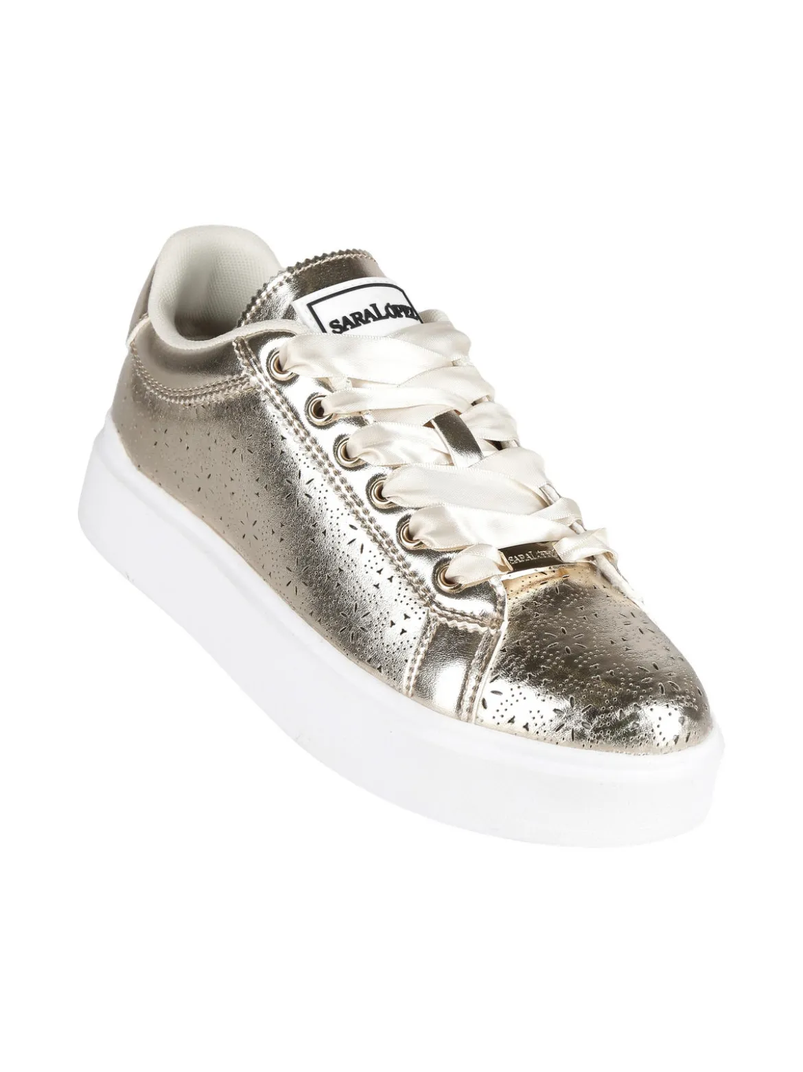 Saralòpez Sneakers traforata da donna con platform