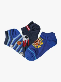 Scopri Confezione da 3 paia di calze corte da bambino in filo di scozia
