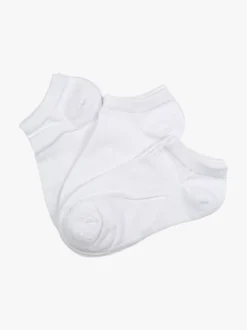 Scopri Confezione da 3 paia di minicalze da bambini in cotone - bianco