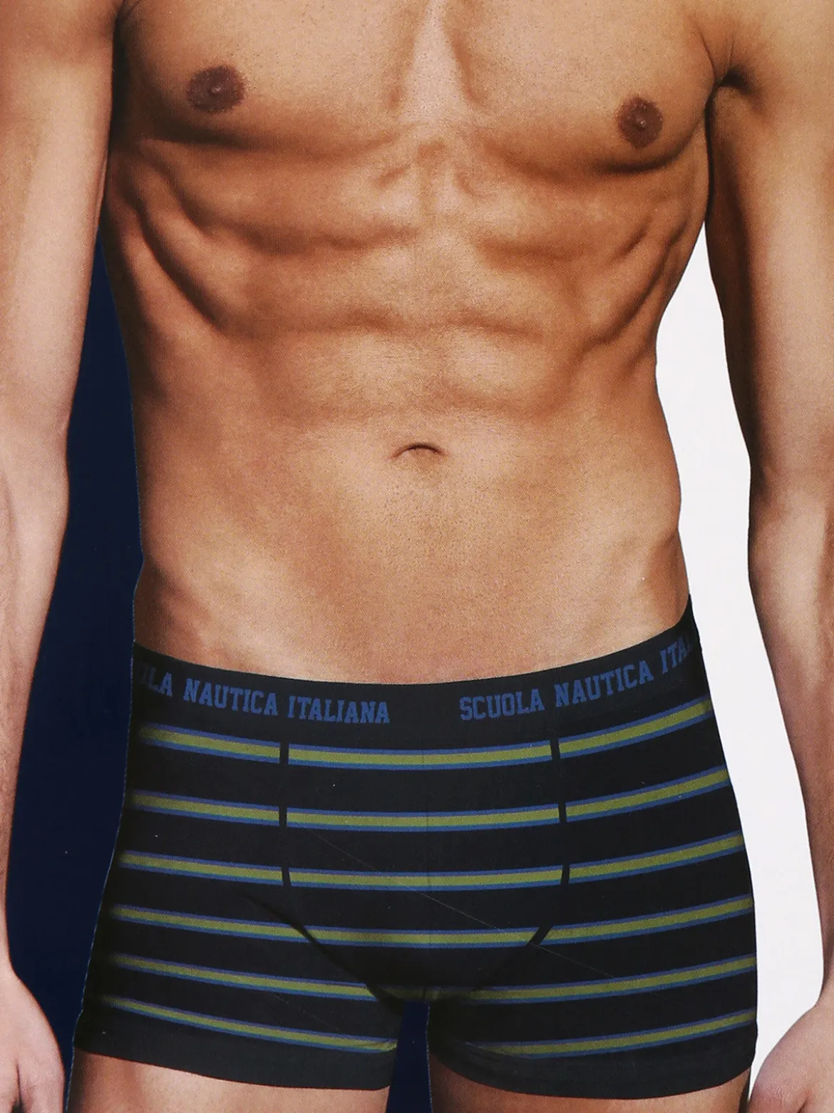 Scuola Nautica Italiana Boxer da uomo rigati