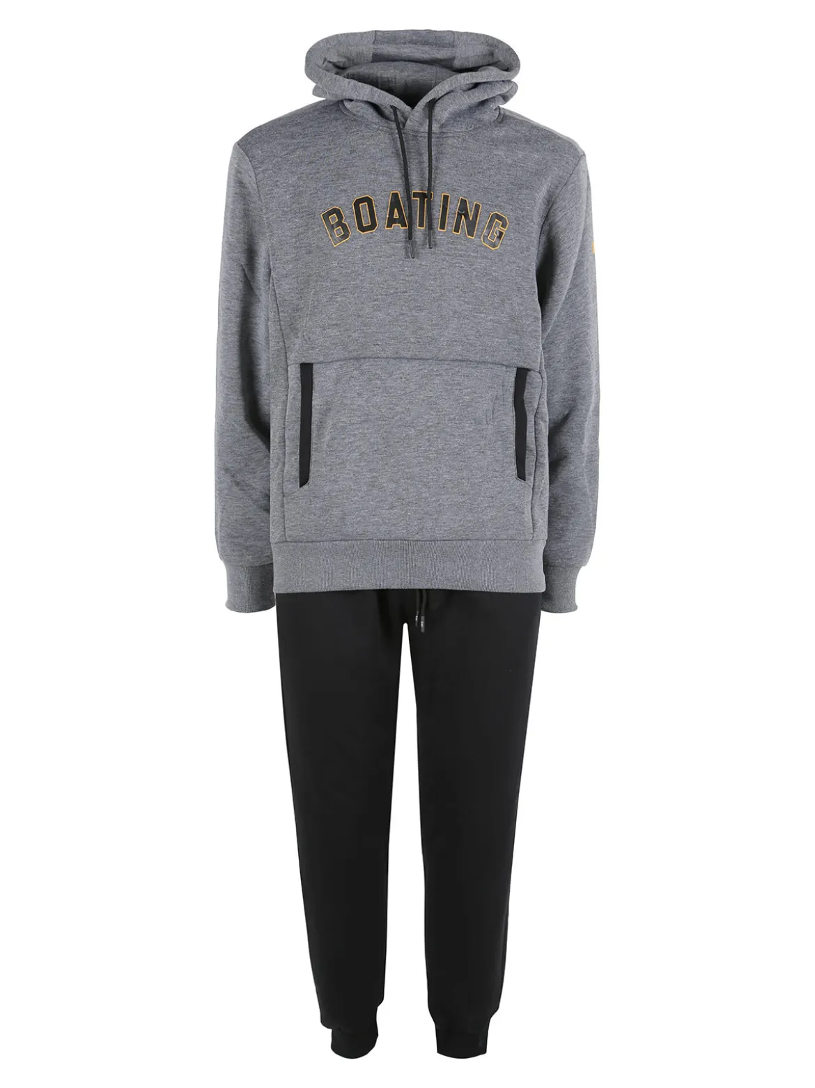 Scuola Nautica Italiana Completo tuta da uomo invernale 2 pezzi con cappuccio - grigio scuro